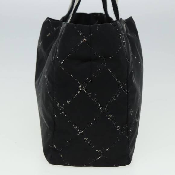 CHANEL Travel line Tote Bag Nylon Black CC Auth 81866 - Picture 5 of 16